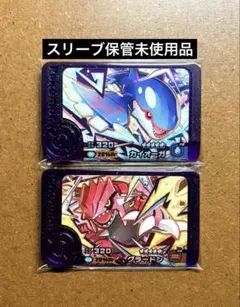 ポケモンフレンダBT2弾　未使用　カイオーガ　グラードン　スーパートレジャーST