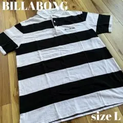 BILLABONG ボーダーラガーポロシャツ L 美品のサムネイル