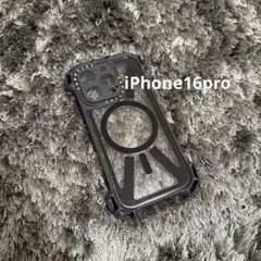 スマホケース ブラックiphone16PRO