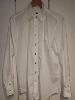 THE SUIT COMPANY ホワイト長袖シャツ ボタンダウンシャツ