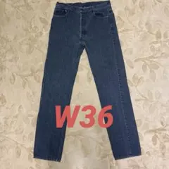 【美品】 W36 80s 90s リーバイス 501 先染ブラック