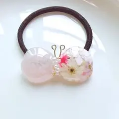 レジン ヘアゴム ドライフラワー No.382 - メルカリ