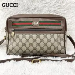 【美品】オールドグッチ シェリーライン GGスプリーム ショルダーバッグ
