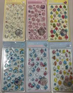 しずく　ちゃん　ボンボンドロップシール6枚セット　インポート