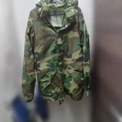 ALPHA INDUSTRIES 迷彩パーカー MEDIUM LONG