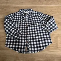 チェック柄シャツ