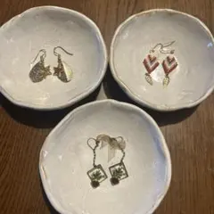 ハンドメイド ピアス ３点セット