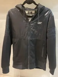 55DSL ディーゼル　フード付きジャンパー　パーカー　異素材切替