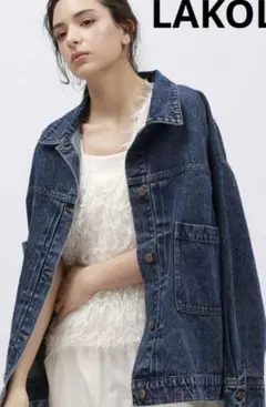 LAKOLE デニムジャケット インディゴSサイズ 新品未使用