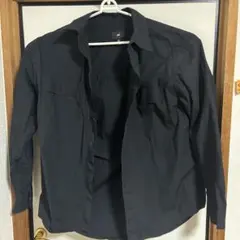 H&M ブラック 長袖シャツ M