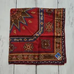 Yves Saint Laurent 幾何学模様 大判 ハンカチ