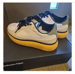 Onitsuka Tiger DELECITY　ホワイト×グリーン　24.5cm