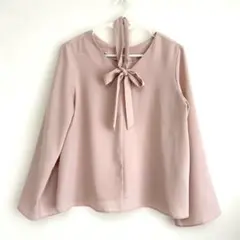 値下げ！N. ピンク 長袖ブラウス　オフィス