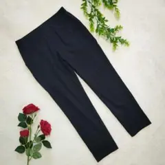 UNIQLO ユニクロ【S】ネイビー スリムフィット プルオンパンツ ボトムス