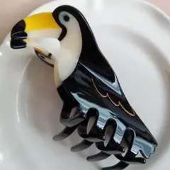 ゆきめい様11.24 オニオオハシレジンヘアゴム雪降るキラリ