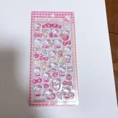 ボンボンドロップシール　ハローキティピンク