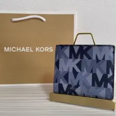 早い者勝ち！訳あり新品 MICHAEL KORS 二つ折り財布 シグネチャー