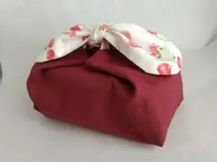 お弁当袋 　リボンさくらんぼ柄　ハンドメイド