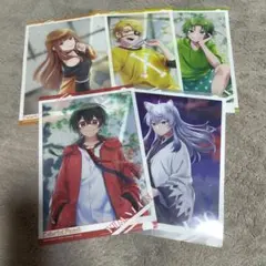 カラフルピーチ からぴち ジャンボカードダス クリアポスター 5枚セット