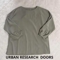 アーバンリサーチドアーズ　タックスリーブチュニックブラウス　DOORS