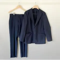 【Isao様専用】GUウォッシャブルスーツ セットアップ 紺 メンズ