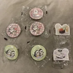 mofusand × くら寿司 缶バッジ アクリルステッカー 7点セット