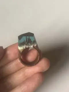 Secret wood 指輪 14号