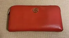 Tory Burch 赤 長財布　中古