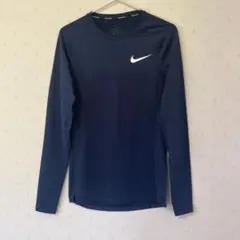 NIKE ナイキ PRO タイト トップ 長袖インナー ネイビー Sのサムネイル