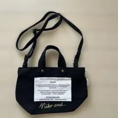 ニコアンド　コットンバッグ　ショルダーバッグ