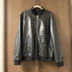 ZARA シングルライダースジャケットのサムネイル