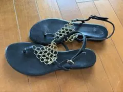 Canfora Capri トングサンダル ブラック 38のサムネイル