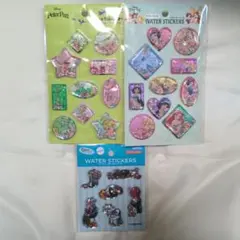 ディズニープリンセス ピングー ウォーターシール 3セット まとめ売り