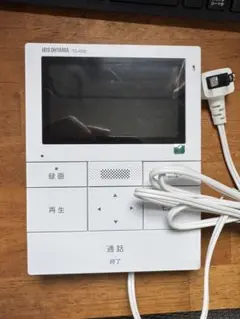 【ジャンク】IRIS OHYAMA モニター親機 TD-M30-W 本体のサムネイル