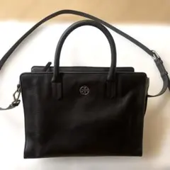 トリーバーチ☆2wayバッグ！黒 ブラック！美品