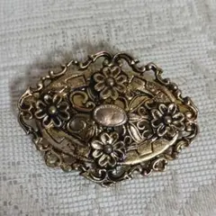 ☆アンティーク フラワー ブローチ