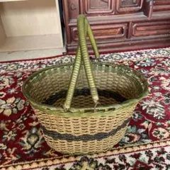 平成レトロ　ビニール編み込みラック　中古 2025年最新】昭和レトロビニールかごの人気アイテム - メルカリ