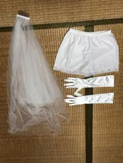 ベール・グローブ・ペチパンツ　3点セット　オフホワイト