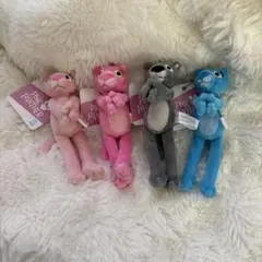 ピンクパンサー ぬいぐるみ 4体セット
