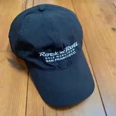 ナイロンキャップ（黒）　Brooks