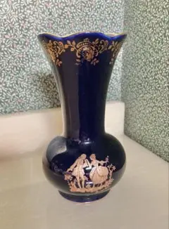 リモージュキャッスルネイビーブルー 花瓶