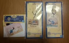 パペットスンスン　一番くじ　 アクリルキーホルダー 2種、ステッカーセット