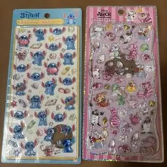 ボンボンドロップシール　スティッチらくがき　プチドロチェシャ猫