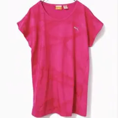 【プーマ】スポーツTシャツ 半袖 ピンク トレーニングウェア ジム ヨガ 速乾