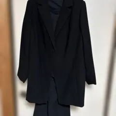 もも様専用SUCRE黒 シングルボタンスーツ上30号ブラウスパンツは19号