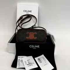 Celine セリーヌ トリオンフ キャンバス ミニ カメラショルダーバッグ