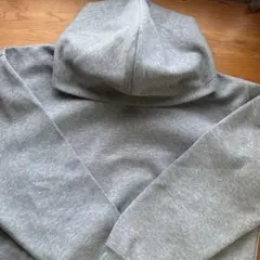 ユニクロ Cオーバーサイズプルパーカー L グレー