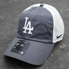 海外モデル NIKE MLB LA ドジャース メッシュキャップ ダークグレー