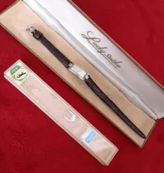 腕時計ビンテージ Lady SEIKO 14金 稼働品 手巻き 14KWG 63