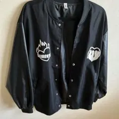 Fashion Classic ブラック スタジャン風ジャケット